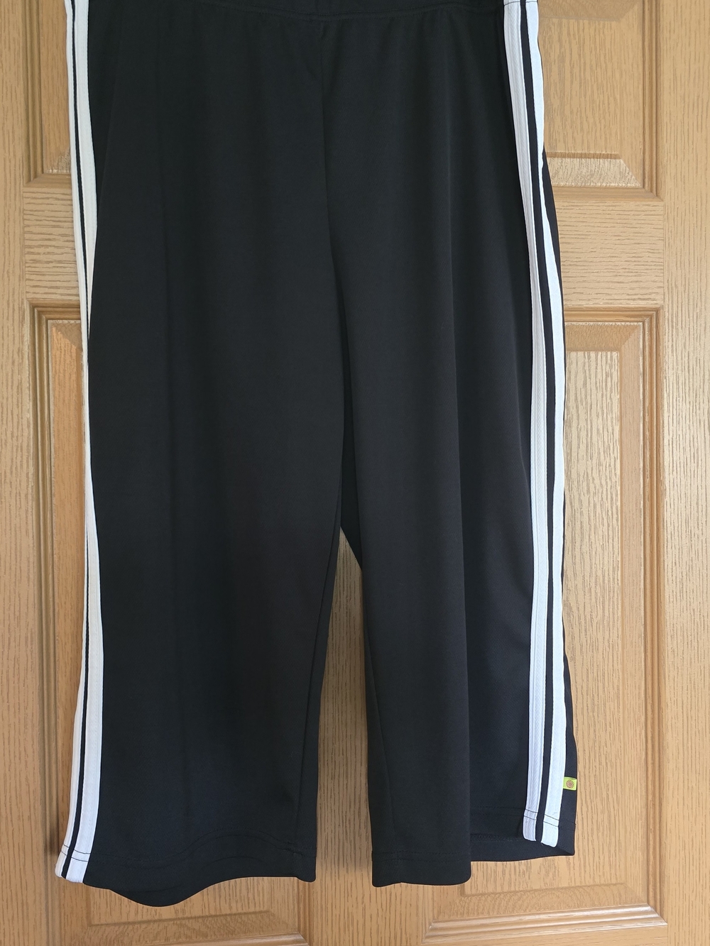 made for life Black Joggers with White Side Stripes - Womens